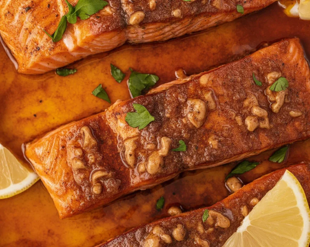 Irresistible Cajun Honey Butter Sauce Recipe (Only 4 Simple Ingredients!) 1 Cajun honey butter sauce drizzled over grilled shrimp and corn