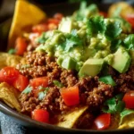 The Ultimate Keto Taco Skillet Recipe You'll Crave! 2 Keto Taco Skillet dish with ingredients served in a skillet