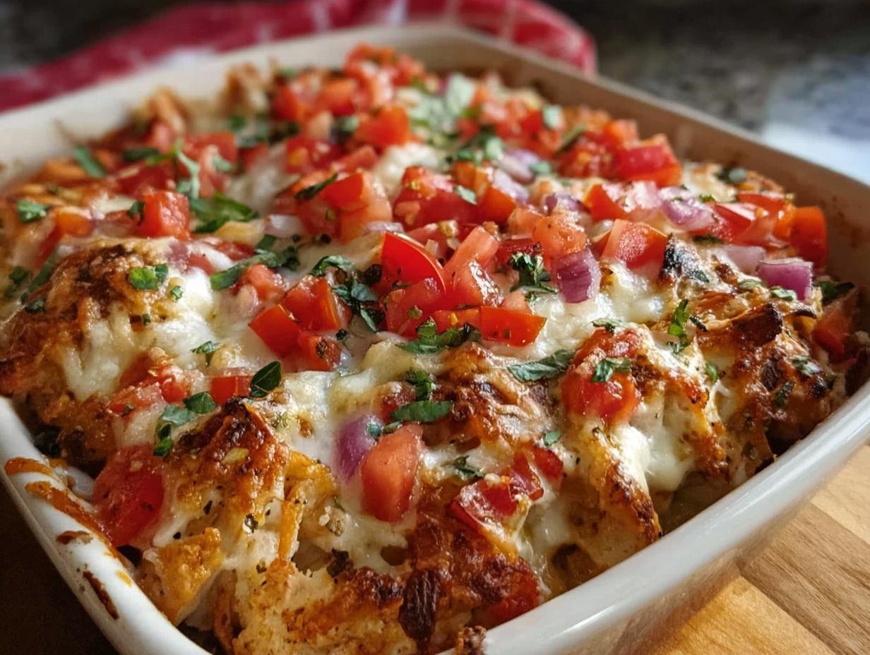 Bruschetta Chicken Casserole: Delicious 30-Minute Meal 2 Bruschetta Chicken Casserole: Delicious 30-Minute Meal - Bruschetta Chicken Casserole - additional detail