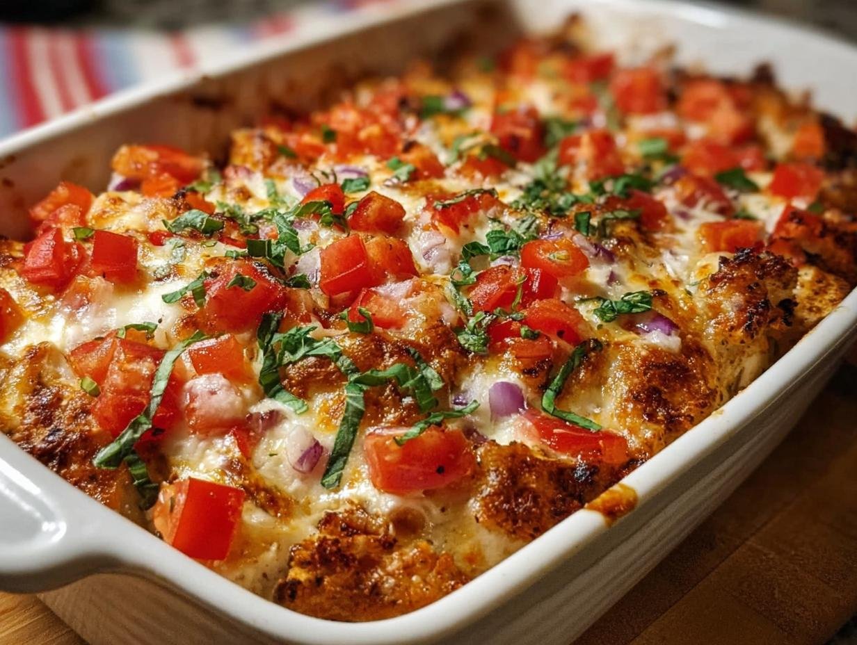 Bruschetta Chicken Casserole: Delicious 30-Minute Meal 3 Bruschetta Chicken Casserole: Delicious 30-Minute Meal - Bruschetta Chicken Casserole - additional detail