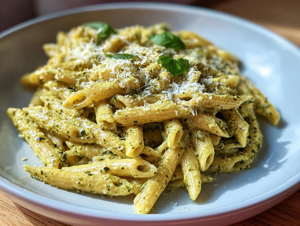 Indulge Creamy Pesto Sauce: 1 Dish, Pure Bliss 2 Indulge Creamy Pesto Sauce: 1 Dish, Pure Bliss - Indulge Creamy Pesto Sauce - additional detail