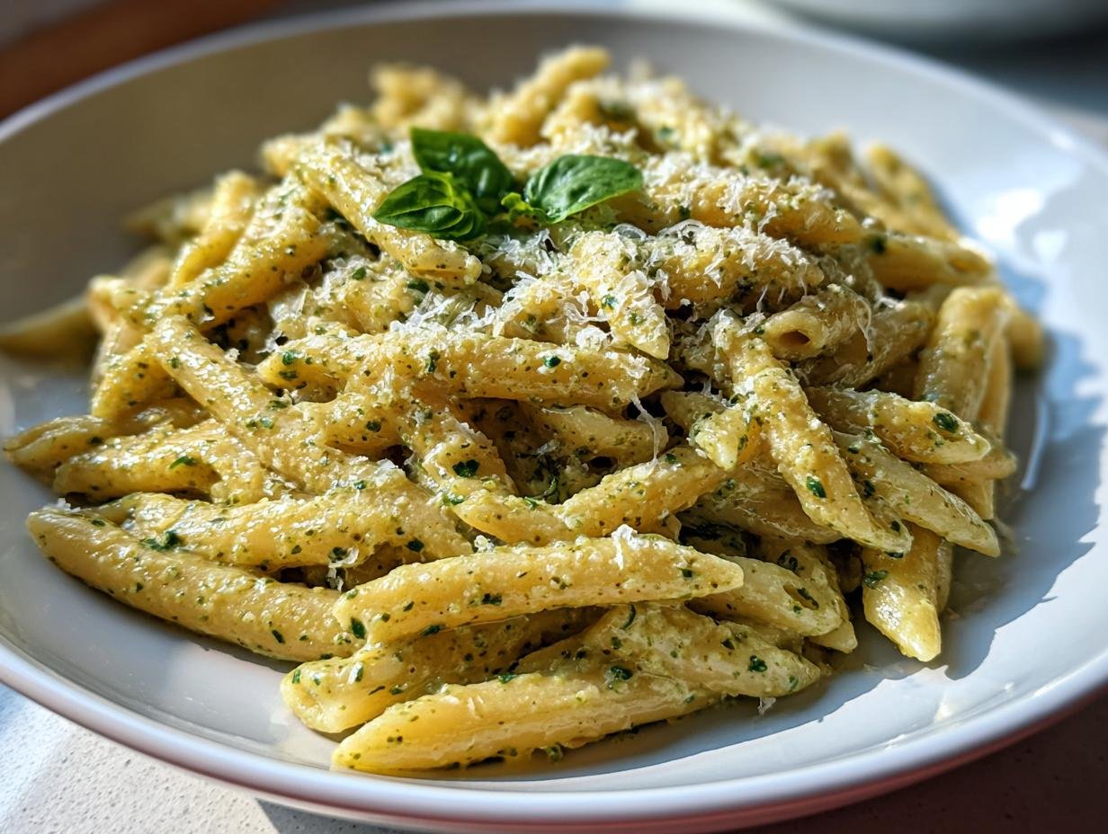 Indulge Creamy Pesto Sauce: 1 Dish, Pure Bliss 1 Indulge Creamy Pesto Sauce