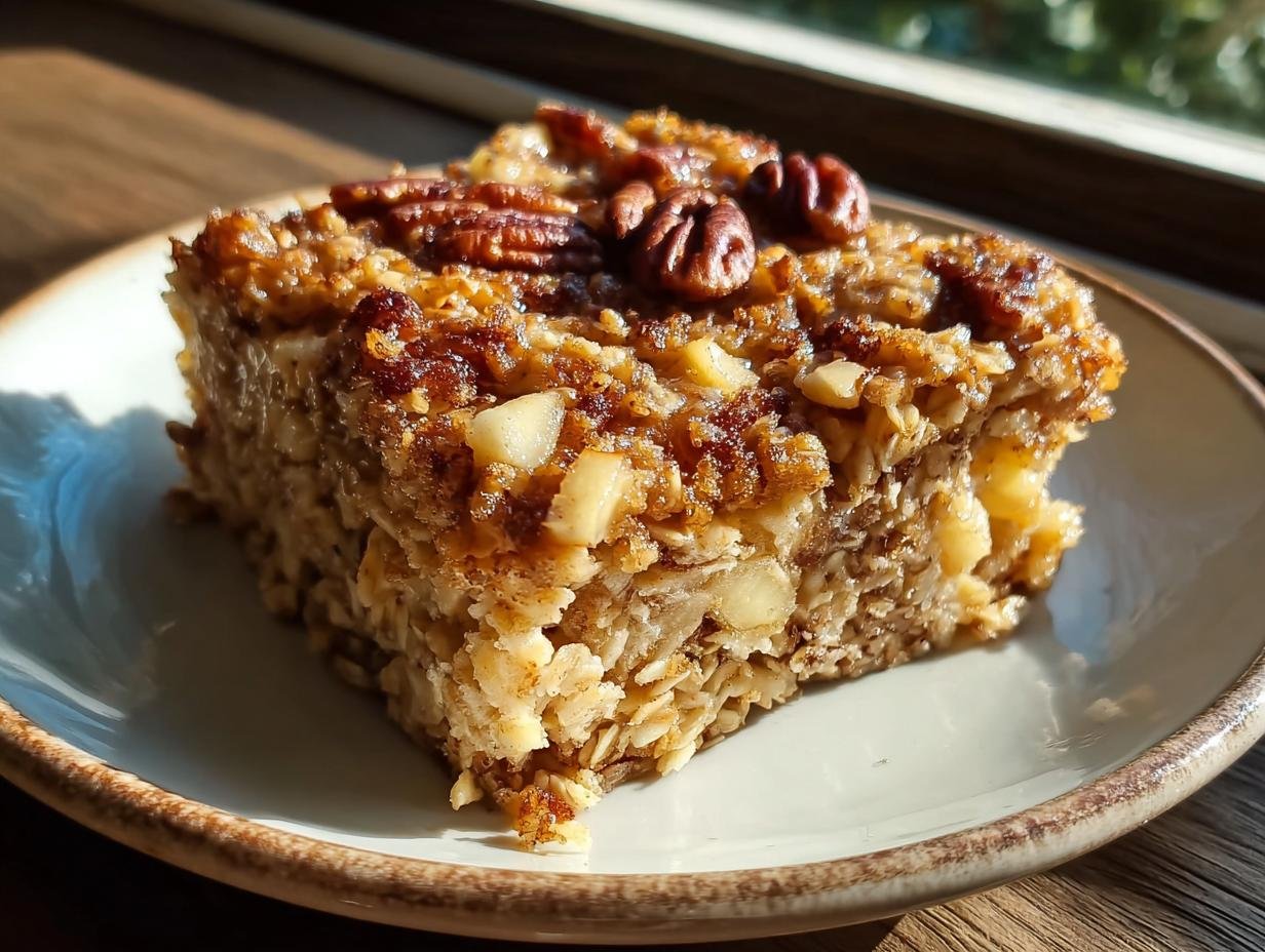 Apple Pie Baked Oats: Amazing 10-Min Prep 1 Apple Pie Baked Oats