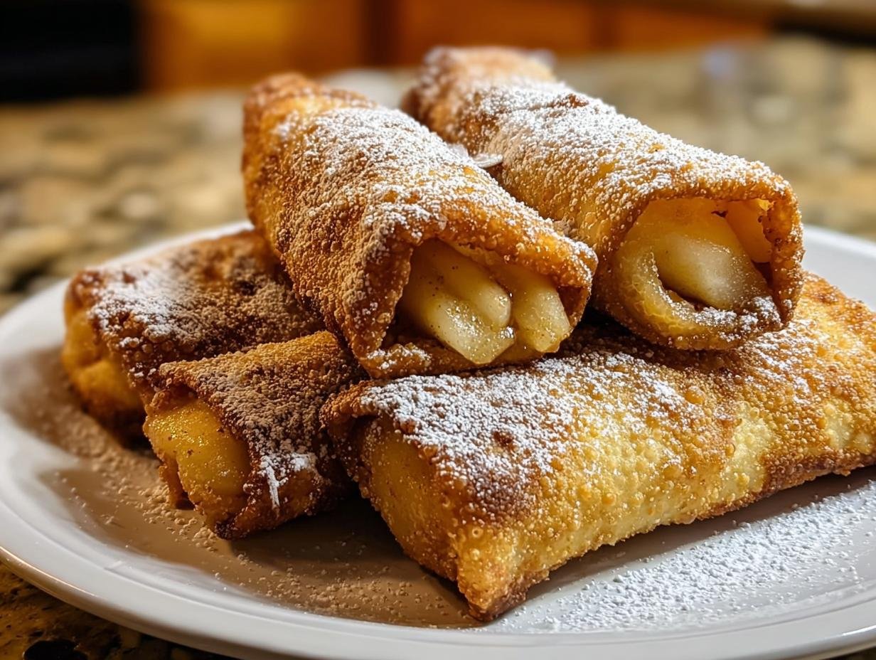 Amazing Apple Pie Egg Rolls in 20 Minutes 3 Amazing Apple Pie Egg Rolls in 20 Minutes - Apple Pie Egg Rolls - additional detail