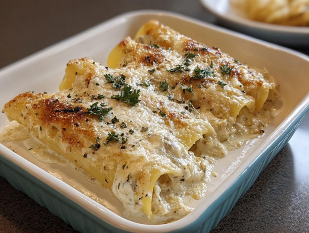 Manicotti Alfredo