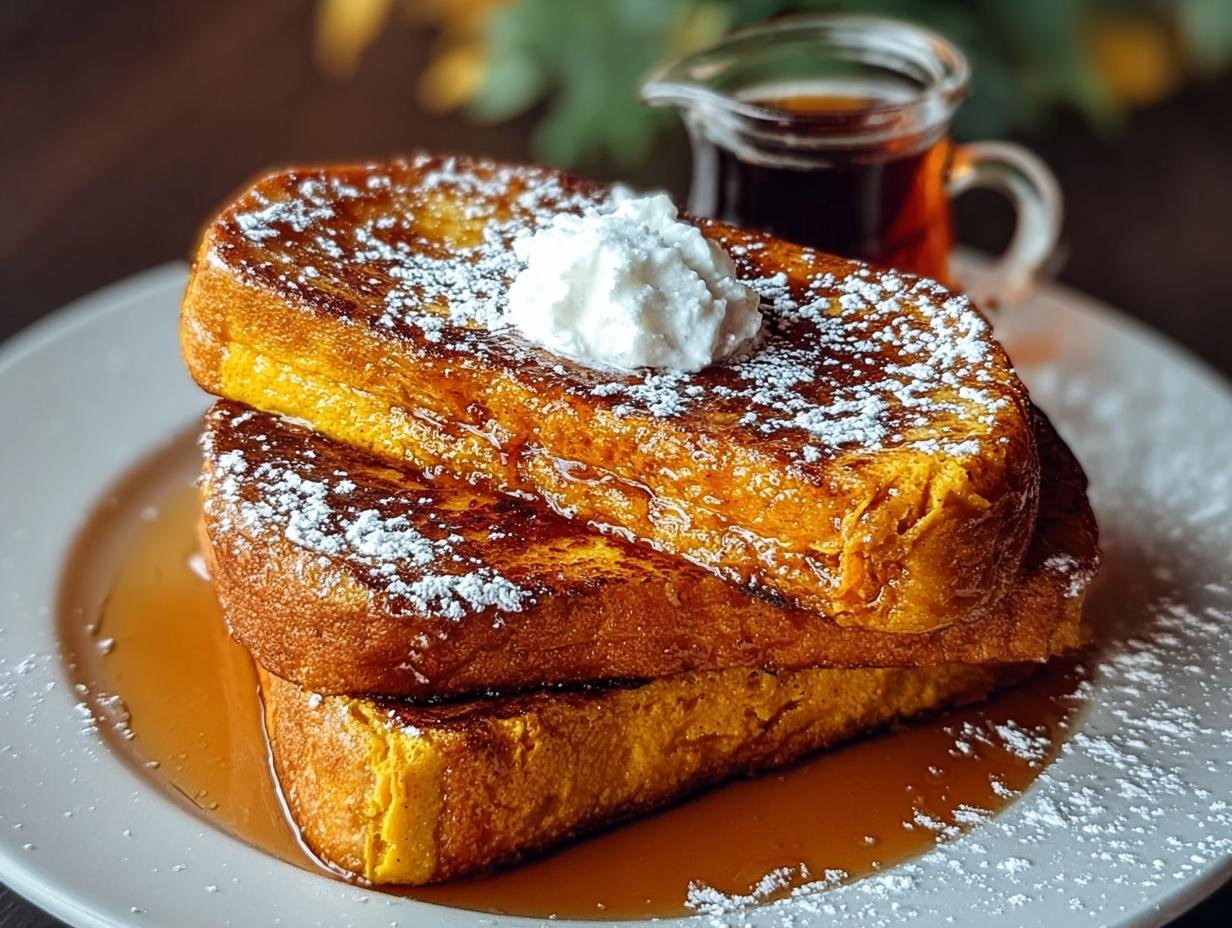 Pumpkin French Toast: 4 Quick Autumn Mornings 1 Pumpkin French Toast Breakfast