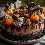 Sweet Graveyard Chocolate Cake: Spooky Fun 6 Sweet Graveyard Chocolate Cake