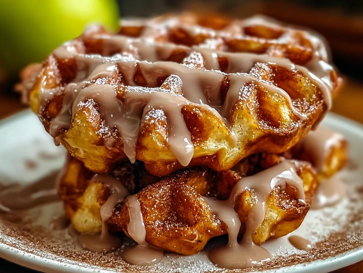 Amazing Apple Fritter Waffle Donuts: 1 Heavenly Recipe - Apple Fritter Waffle Donuts - main visual representation