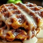 Apple Fritter Waffle Donuts