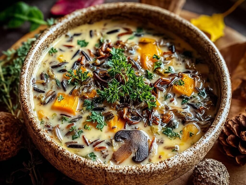 Autumn Wild Rice Soup