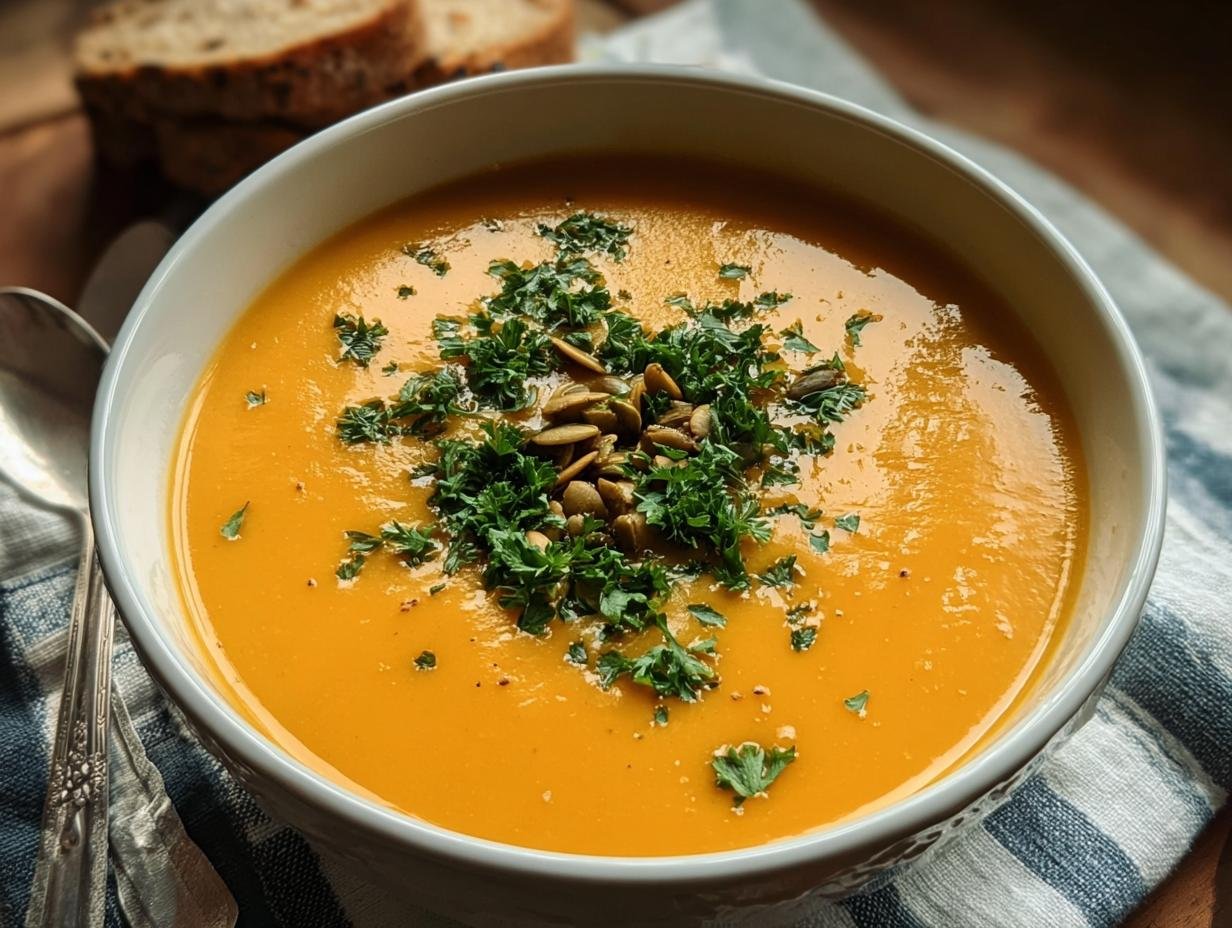 Butternut Squash Soup: Your 1 Deliciously Creamy Fall Favorite 2 Butternut Squash Soup: Your 1 Deliciously Creamy Fall Favorite - Butternut Squash Soup - additional detail