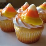 Candy Corn Hat Cupcakes: 1 Amazing Treat 2 Candy Corn Hat Cupcakes