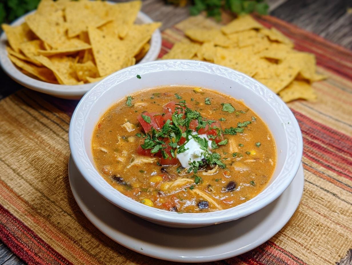 Hearty Chicken Taco Soup: Quick & Easy Flavor 2 Hearty Chicken Taco Soup: Quick & Easy Flavor - Chicken Taco Soup - main visual representation