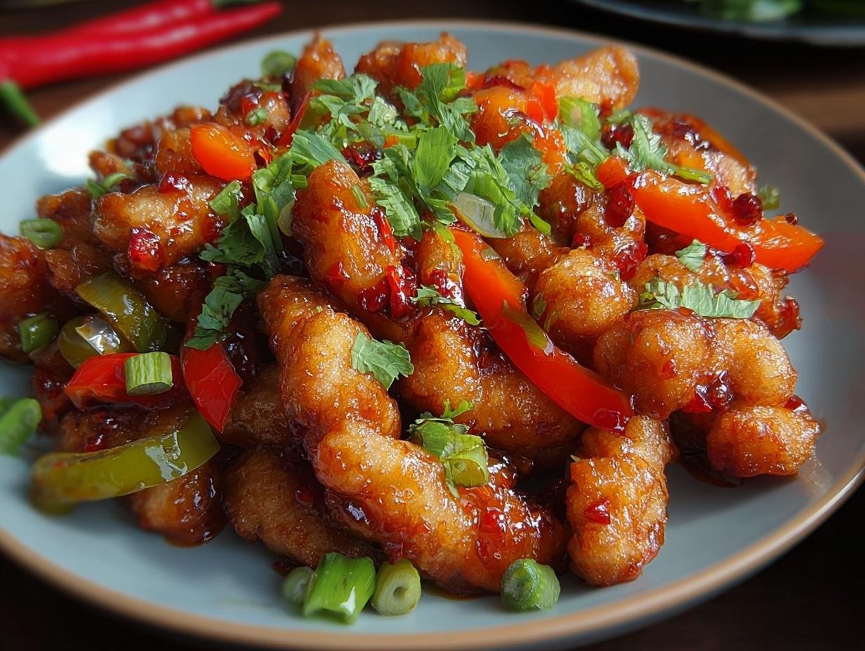 Crispy Chilli Chicken: 1 Incredible Recipe 2 Crispy Chilli Chicken Incredible - close-up of ingredients