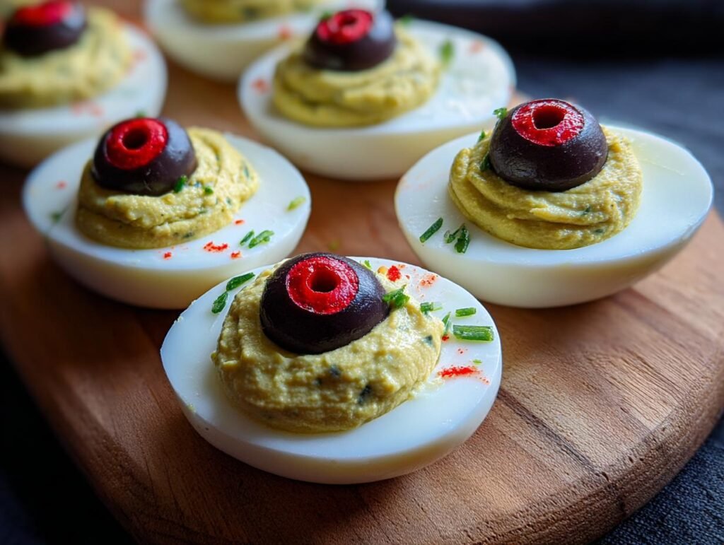 Eyeball Deviled Eggs