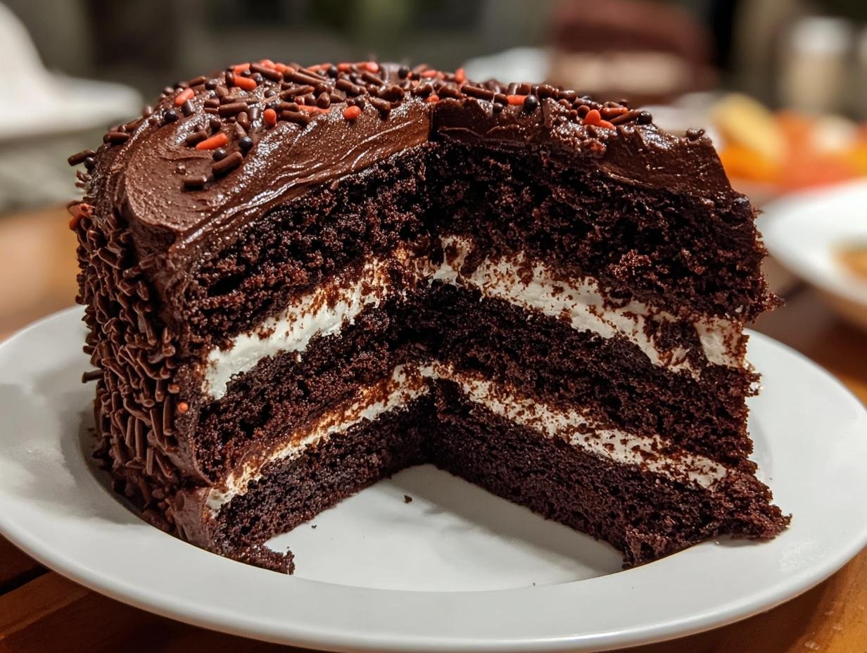 Halloween Chocolate Delight Cake: 1 Amazing Recipe 3 Halloween Chocolate Delight Cake: 1 Amazing Recipe - Halloween Chocolate Delight Cake - additional detail