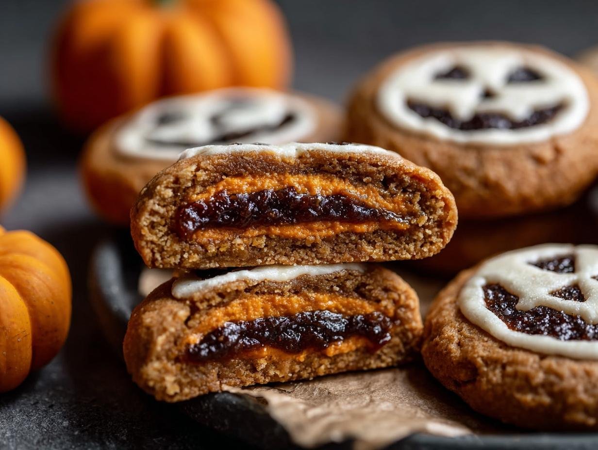 Scary Delicious Halloween Date Filled Cookies 3 Scary Delicious Halloween Date Filled Cookies - Halloween Date Filled Cookies - additional detail