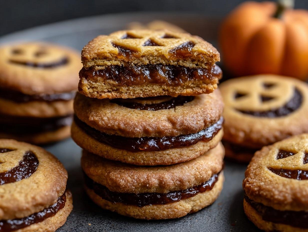 Scary Delicious Halloween Date Filled Cookies 1 Halloween Date Filled Cookies