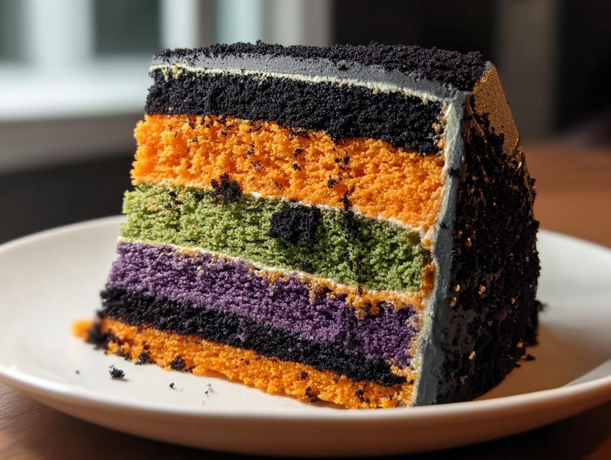 Halloween Layer Cake: 1 Amazing Spooky Bake - Halloween Layer Cake - additional detail