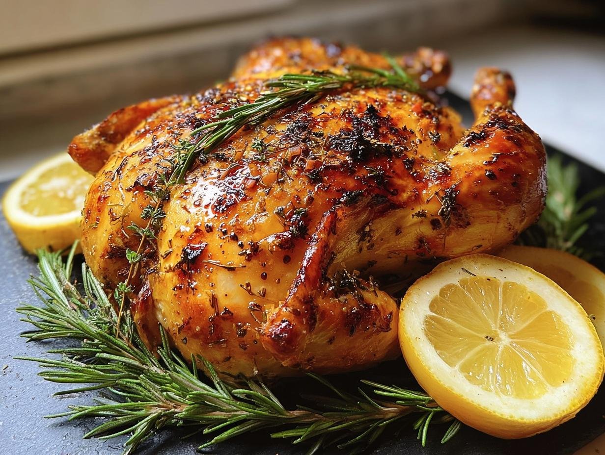 Lemon Herb Roast Chicken 7 Secrets to Juicy 1 Lemon Herb Roast Chicken