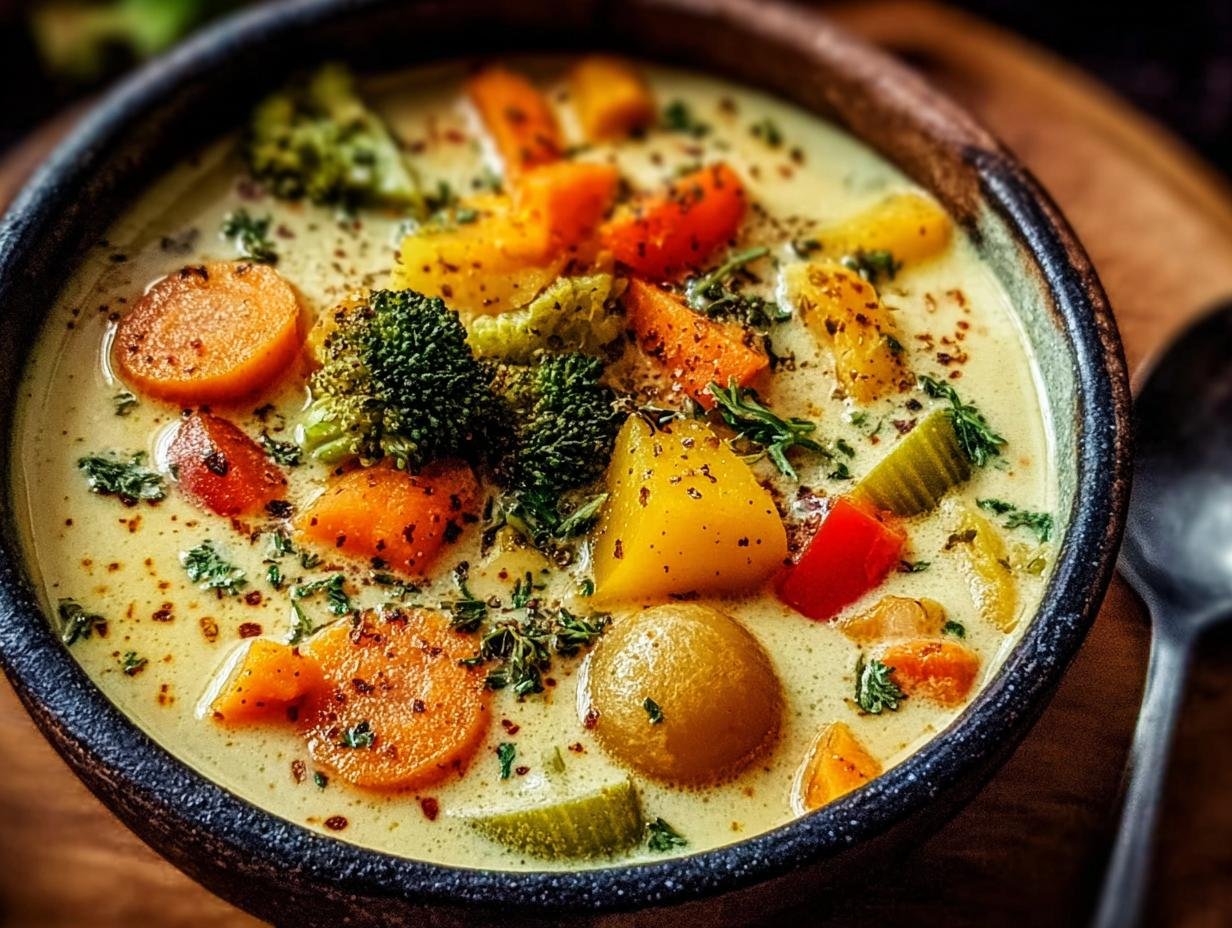 One Pot Creamy Vegetable: 35 Min Comfort Meal 1 One Pot Creamy Vegetable
