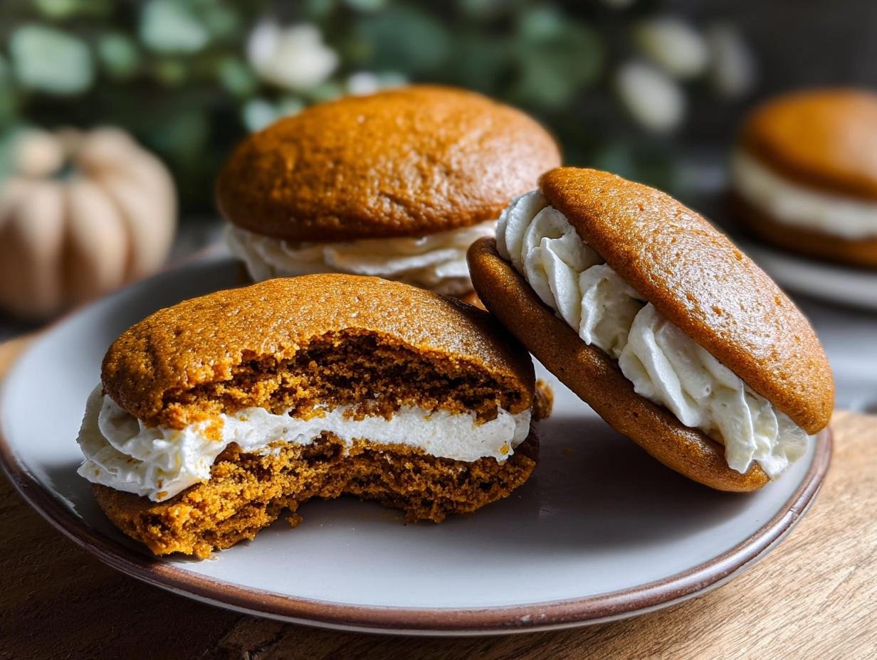 Amazing Pumpkin Whoopie Pies Recipe - Pumpkin Whoopie Pies - additional detail