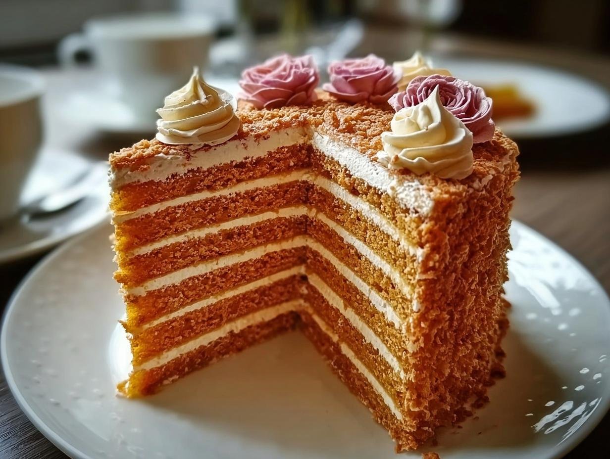Russian Honey Cake: 8 Incredible Steps - Russian Honey Cake Incredible - additional detail
