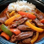 Slow Cooker Pepper Steak