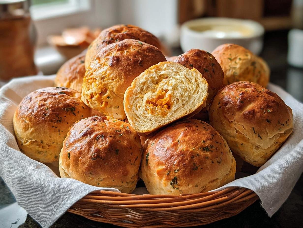 Sweet Potato Dinner Rolls: 1 Simple Recipe - Sweet Potato Dinner Rolls - additional detail