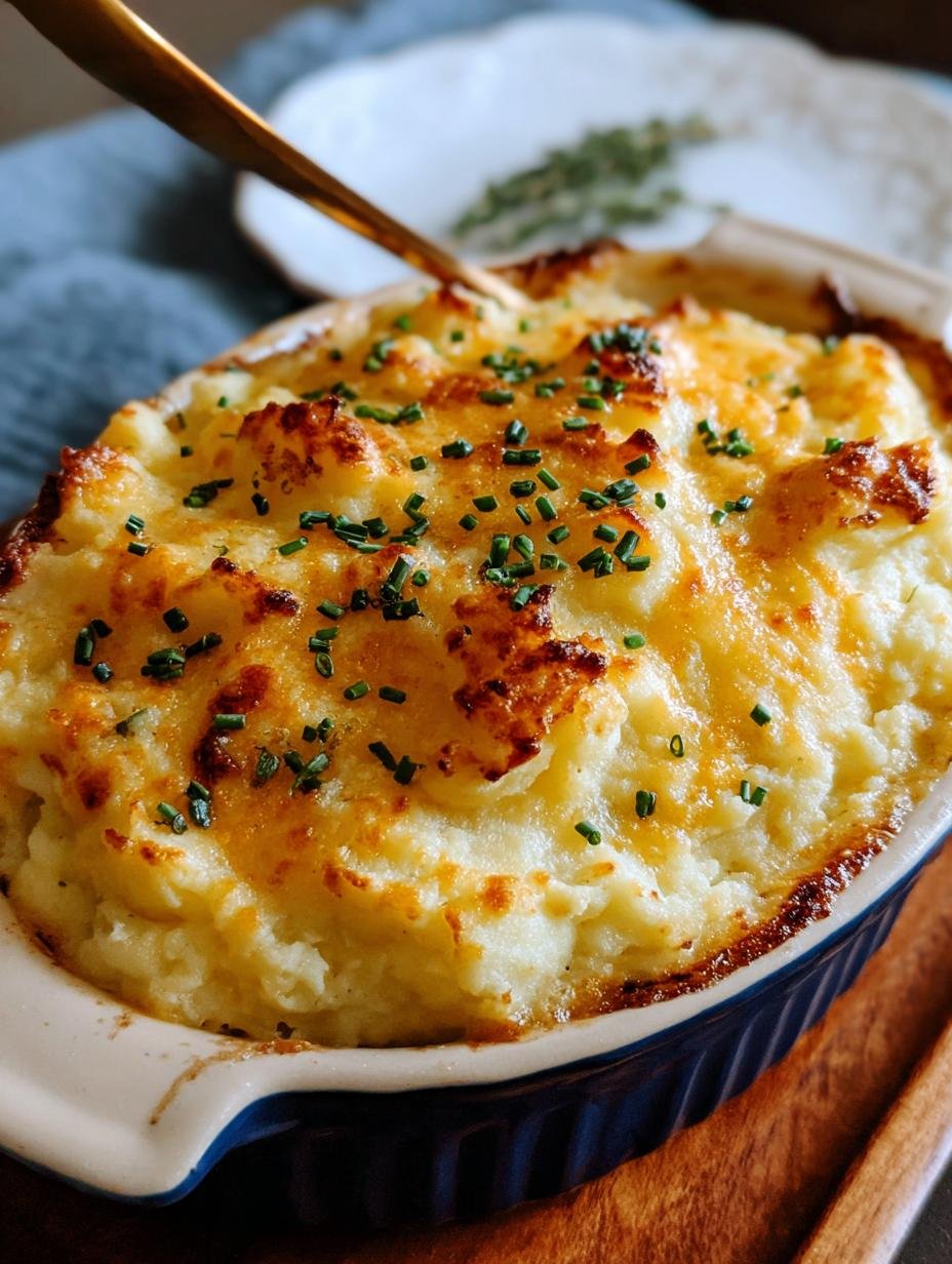 Baked Mashed Potatoes Cheddar: Amazing Comfort Food 3 Baked Mashed Potatoes Cheddar: Amazing Comfort Food - Baked Mashed Potatoes Cheddar - additional detail