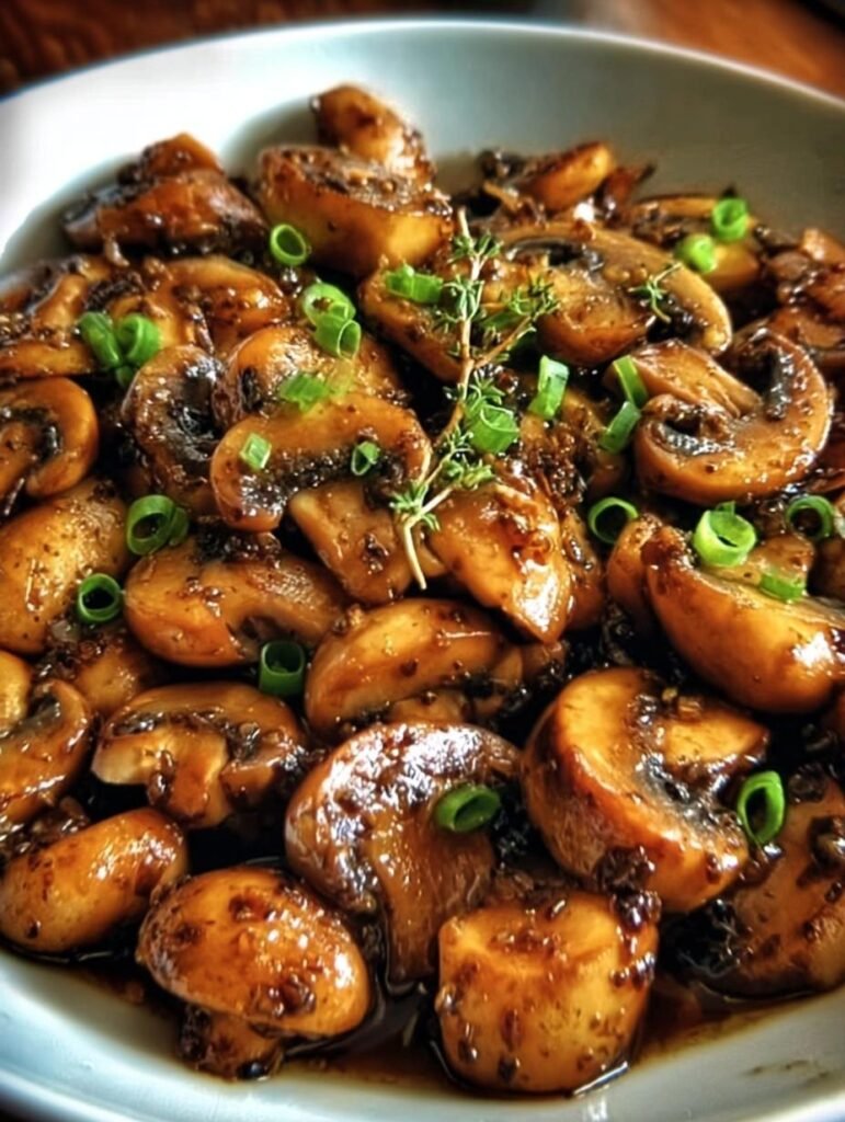 Black Pepper Chicken Mushrooms