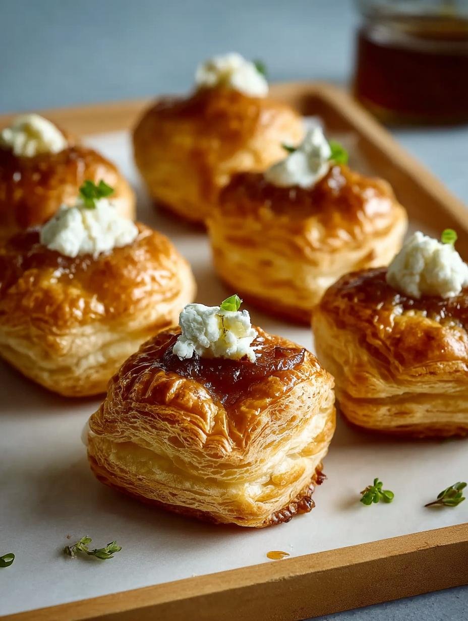 Brie Onion Puffs