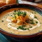 Amazing Cheddar Garlic Herb Potato Soup Recipe 4 Cheddar Garlic Herb Potato