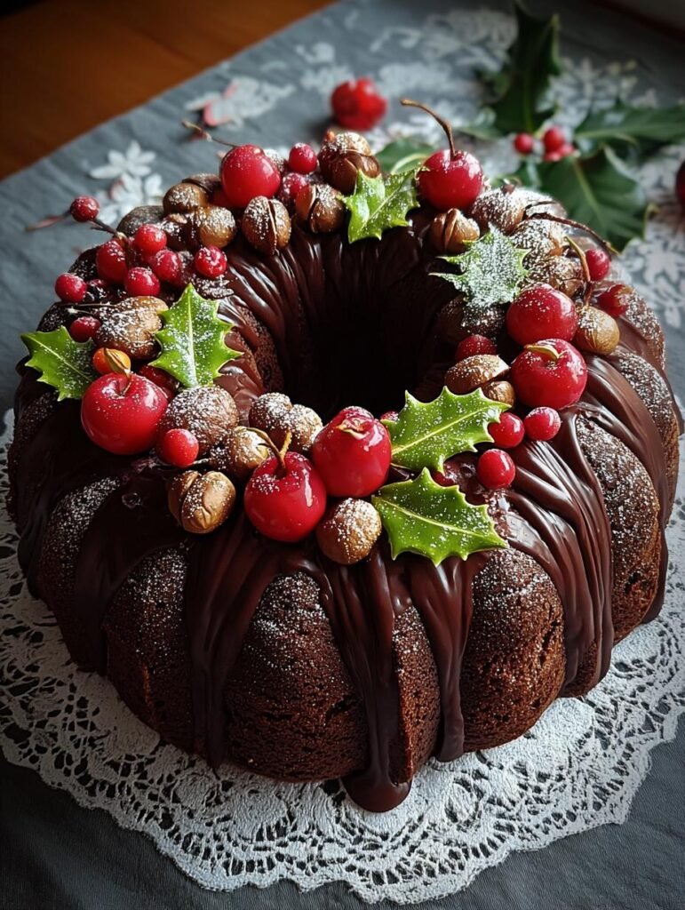 Chocolate Bundt Cake Christmas