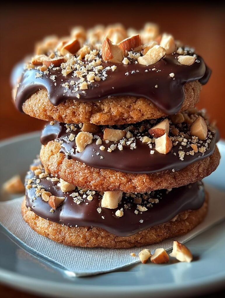 Chocolate Hazelnut Crunch Cookies