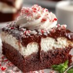 Chocolate Peppermint Poke Cake