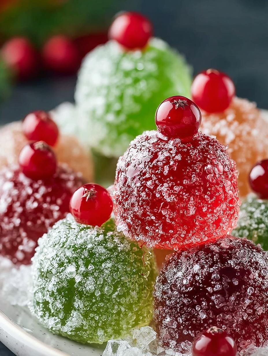 Christmas Jello Balls