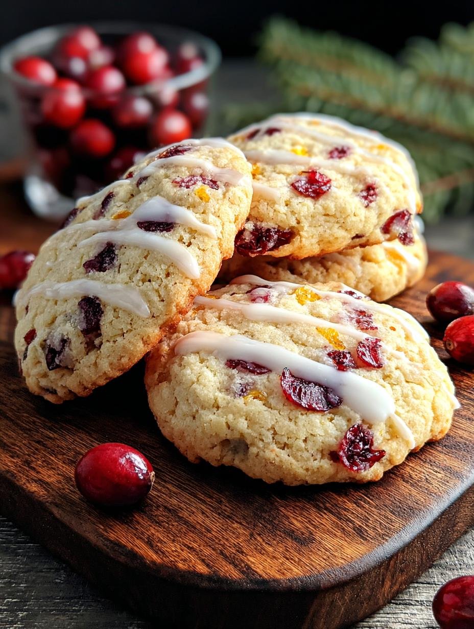 Amazing Cranberry Orange Cookies: 10 min dough 1 Cranberry Orange Cookies