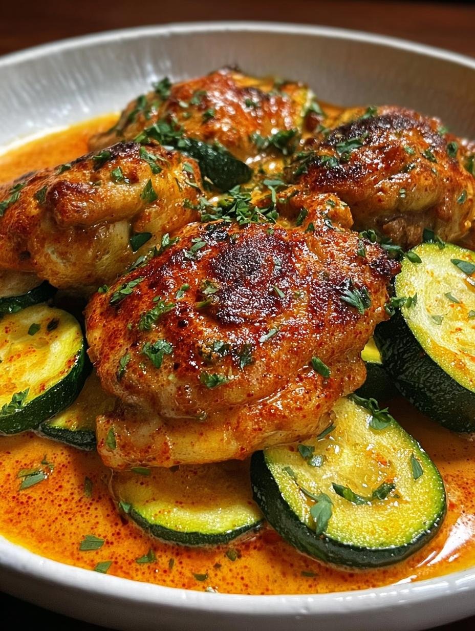 Creamy Paprika Roasted Chicken