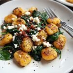 Sensational Crispy Gnocchi Spinach Feta Under 30 Min 5 Crispy Gnocchi Spinach Feta