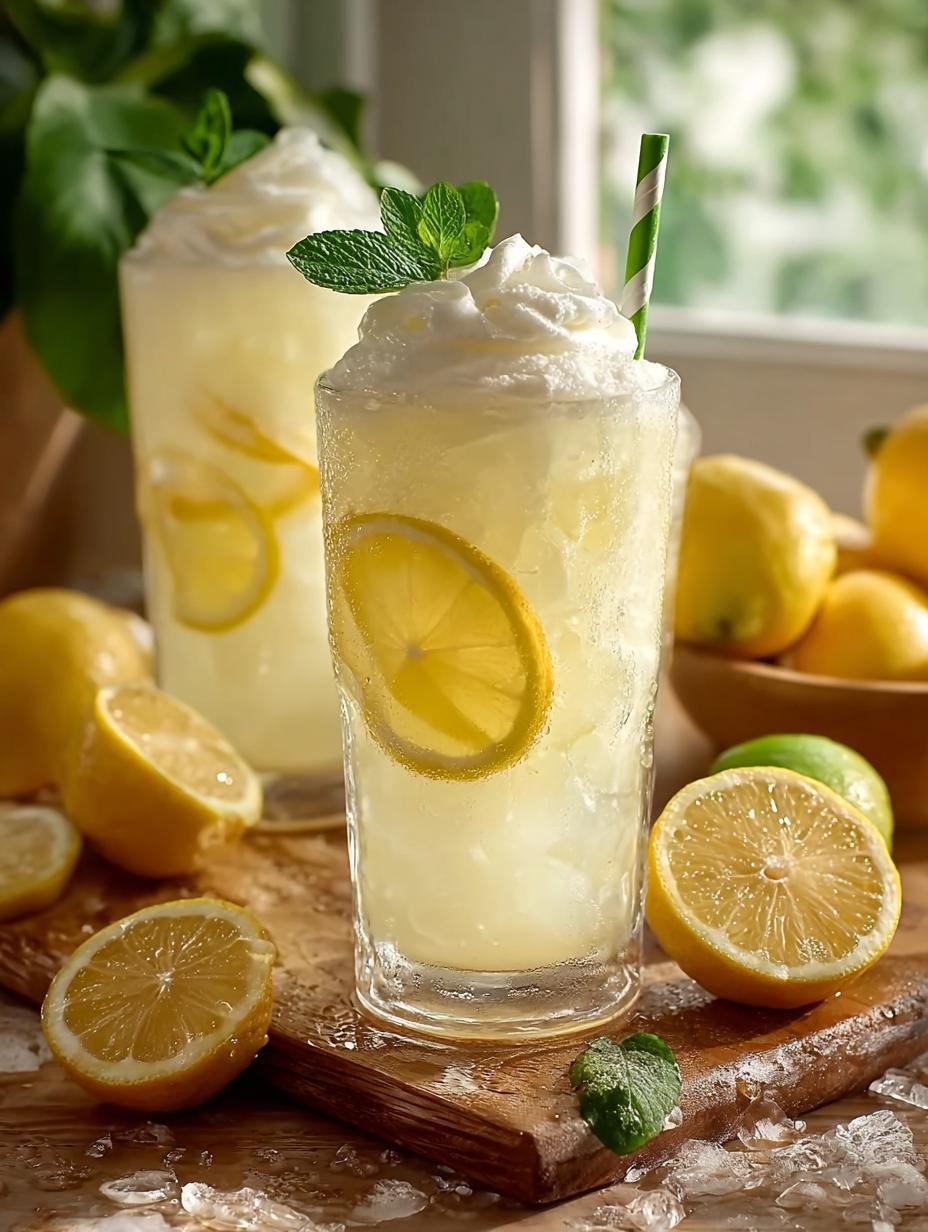 Frosted Lemonade Bliss: 5-Minute Creamy Refreshment - Frosted Lemonade - additional detail