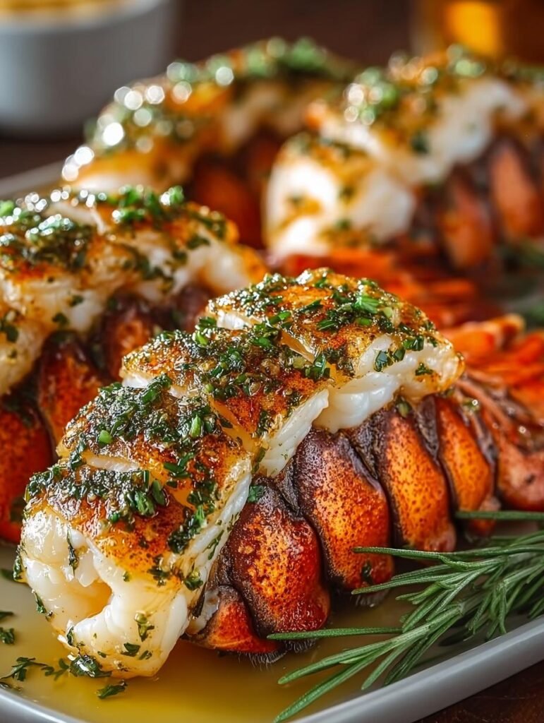 Garlic Herb Lobster Tails