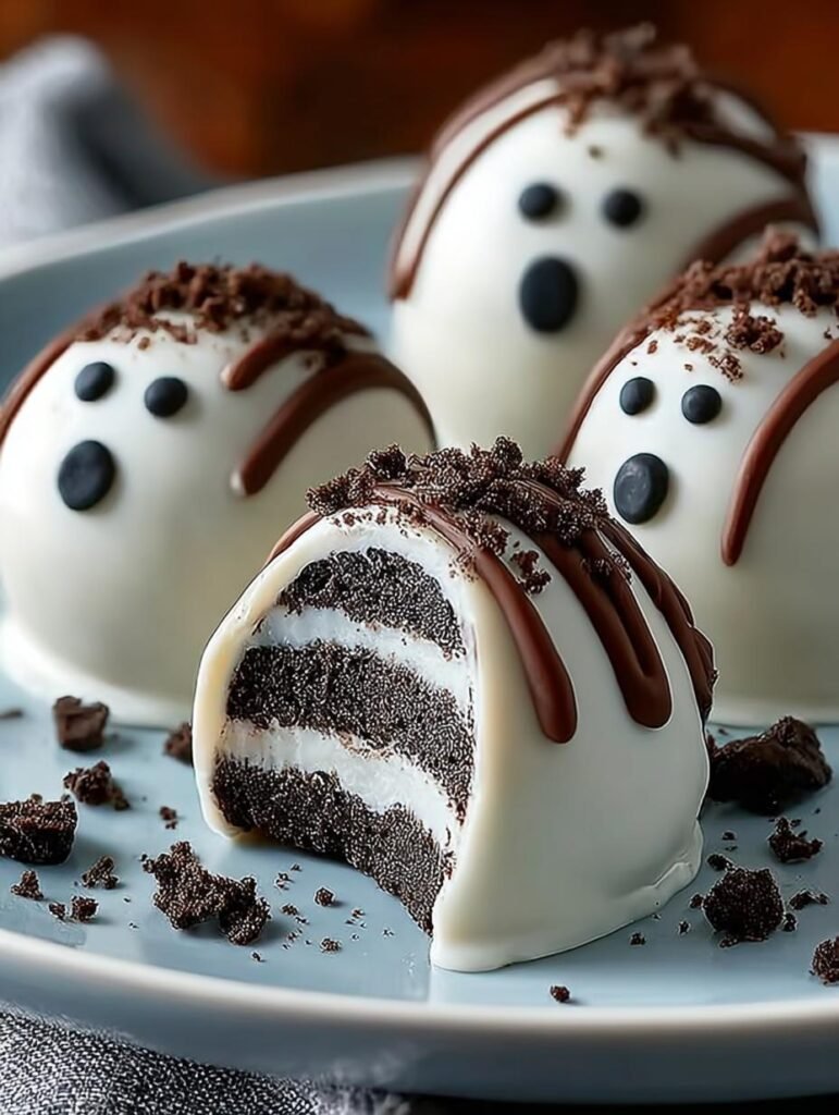 Ghost Oreo Ball Truffles