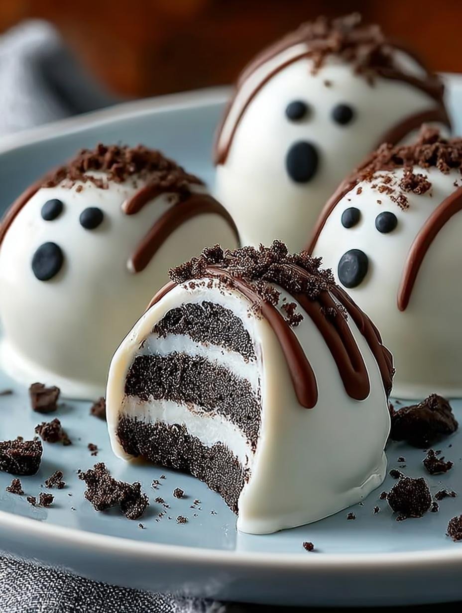 Ghost Oreo Ball Truffles