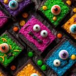 Amazing Halloween Monster Brownies: 10 Minute Prep 5 Halloween Monster Brownies
