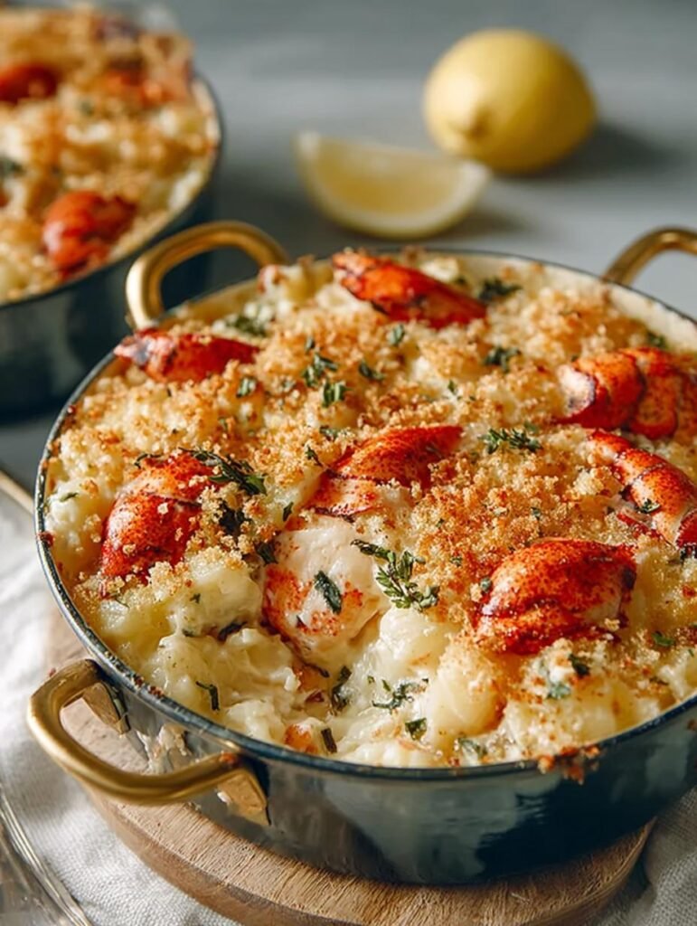 Lobster Casserole with Buttery