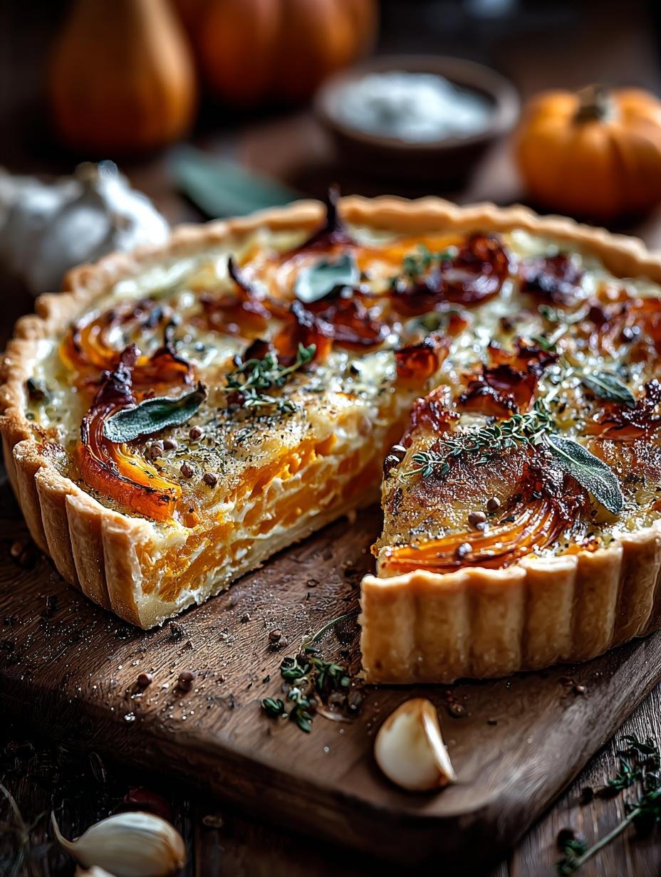 Onion Tart with Pumpkin: 5 Irresistible Fall Flavors 1 Onion Tart with Pumpkin