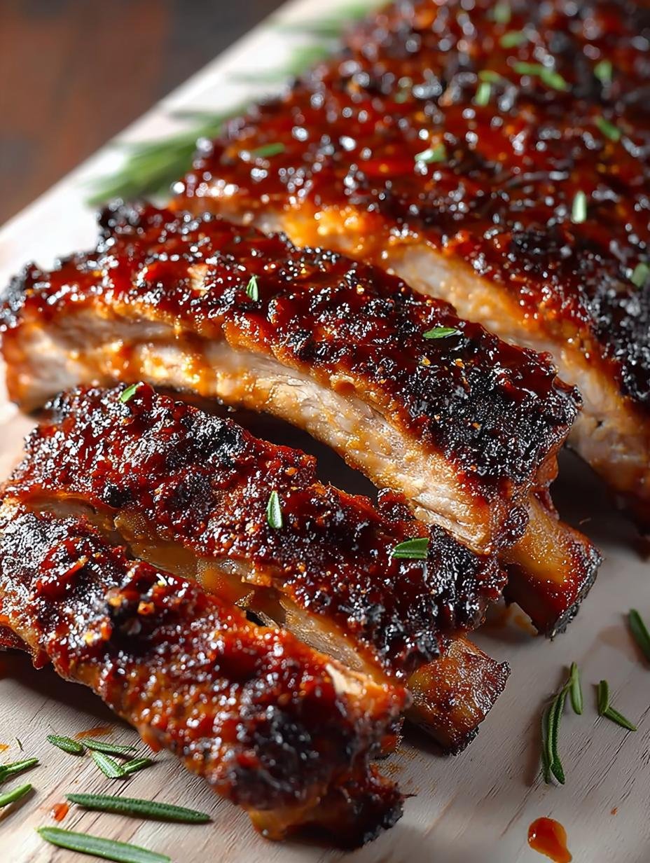 Oven Baked Barbecue Ribs: 7 Secrets to Juicy Perfection 3 Oven Baked Barbecue Ribs: 7 Secrets to Juicy Perfection - Oven Baked Barbecue Ribs - additional detail