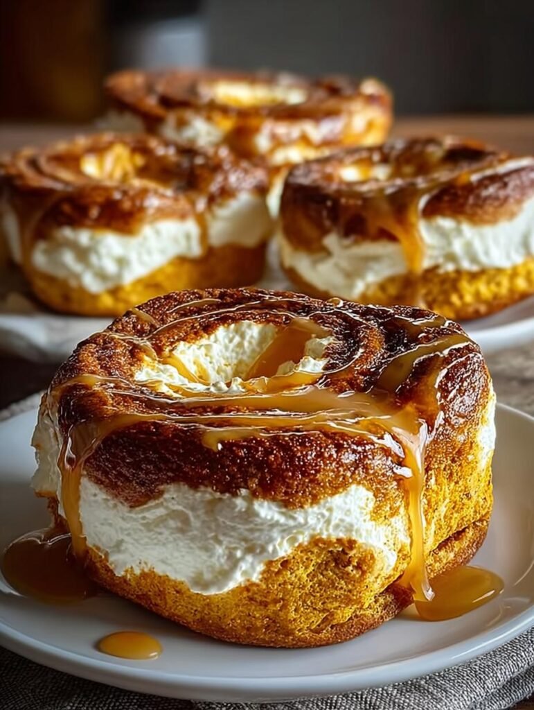 Pumpkin Cream Cheese Swirl