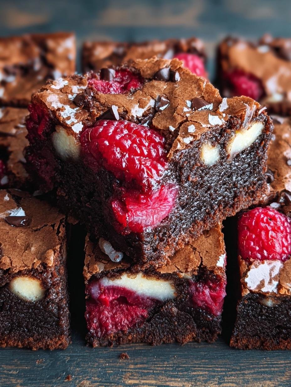 Raspberry Brownies: 1 Quick Fudgy Treat 1 Raspberry Brownies